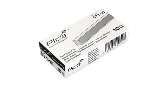 [111210/0006] Specksteinkreide; weiß; 10 x 10 x 100 mm; 1 Stück; Pica