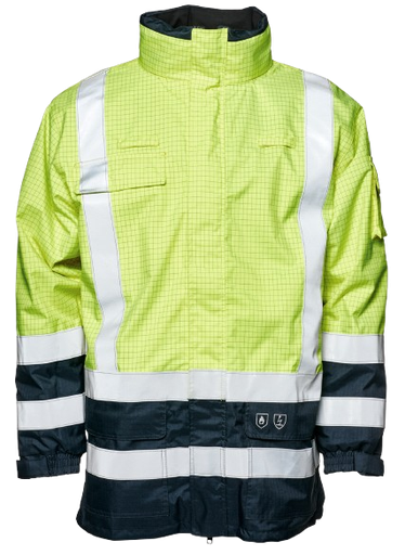 [101019/0044] Multinormjacke Elka Securetech gelb/marine Gr. XXL