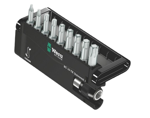 [381811/0017] Bits Box 1/4" 10tlg. Torx TX 8 bis TX 40