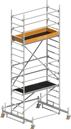 [371315/0012] Fahrgerüst, 0,75 x 1,8 m AH=5,26 m, Layher, 3203