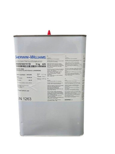 [111312/0015] Rostschutzfarbe blau, 9 Kg