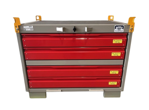 [387015/0040] Schubladenbox "GITTY" mit 4 Schubladen, ohne Inhalt