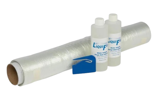 [321699/0116] Wasserlösliche Folie, 20m², auf Rolle 20m, Breite: 1m, mit Spezialkleber