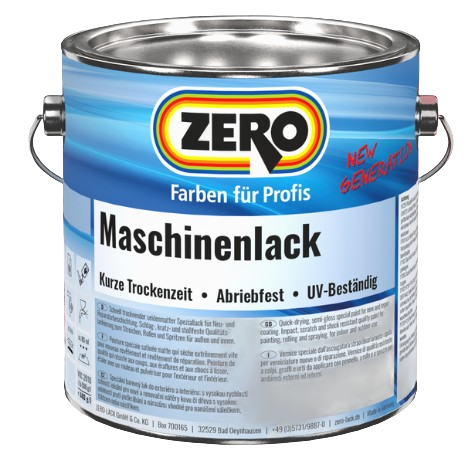 [111310/0029] Maschinenlack RAL2004, seidenmatt, 2,5L-Gebinde Orange