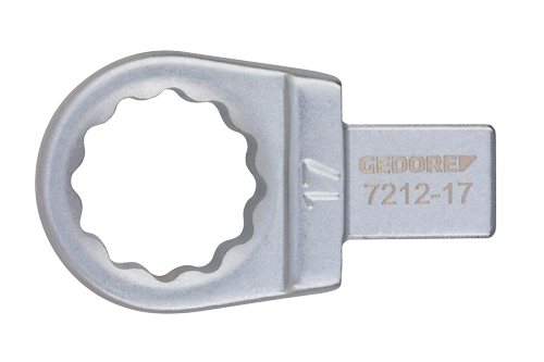 [351623/0139] Einsteckringschlüssel, SW 17, SE 9 x 12, Gedore