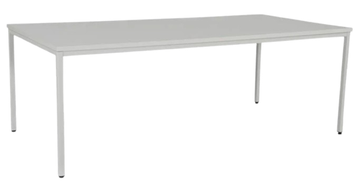 [307013/0004] Stahlrohrtisch, 200 cm x 100 cm