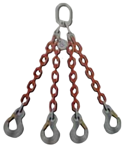 [319013/0004] Kettengehänge 4-Strang 4,0 m, 6,0 / 8,0 t, verkürzbar